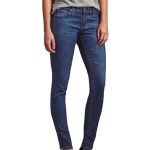 AG Adriano Goldschmied the Stilt Skinny Jeans Size 25R Low Rise EUC Inseam 30.5"
